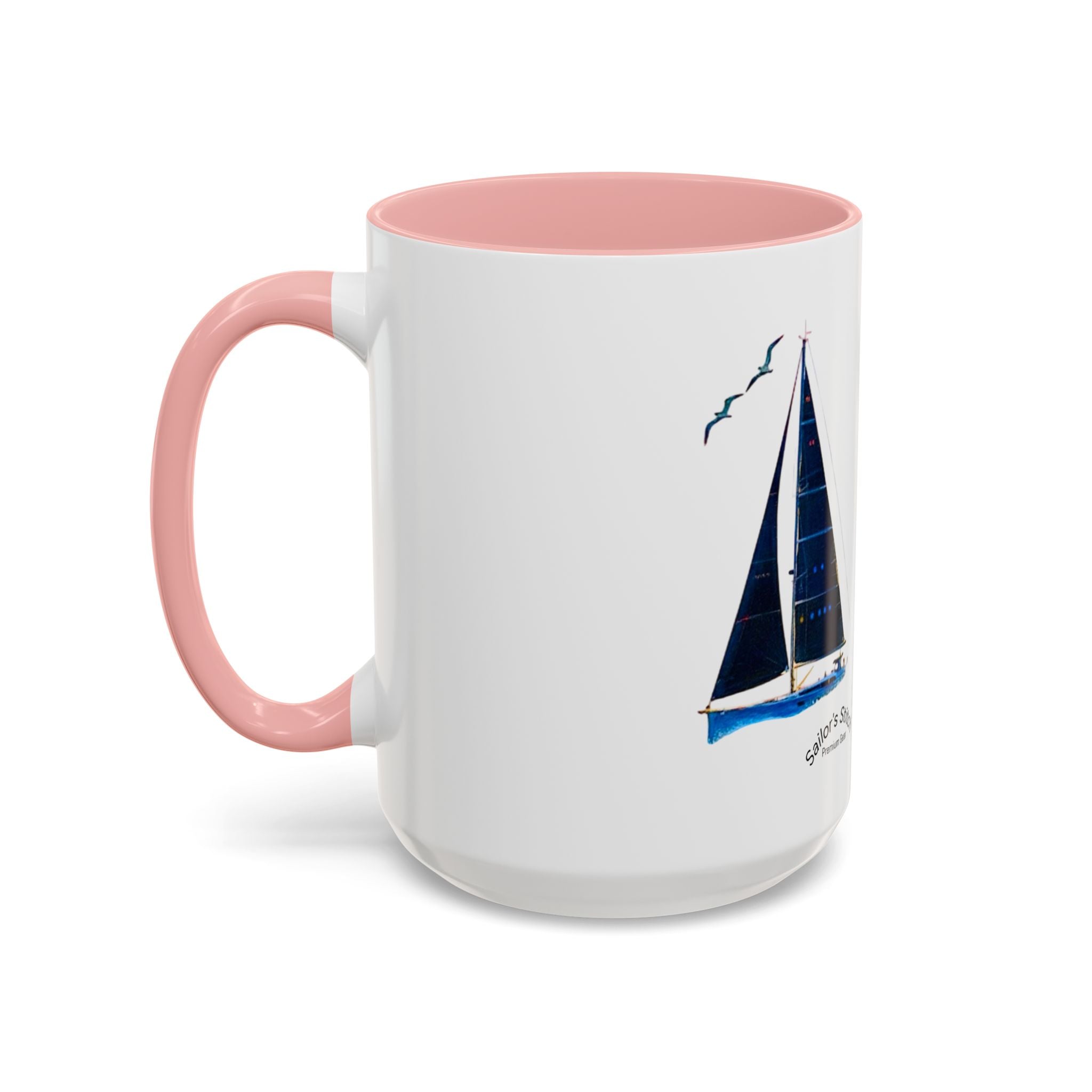 Sailing Yacht Mug, Nautical Coffee Cup, Ocean Lover Gift, Sailboat Tea Mug, Maritime Kitchen Decor, Sailor Mugs, Beach Theme Cup