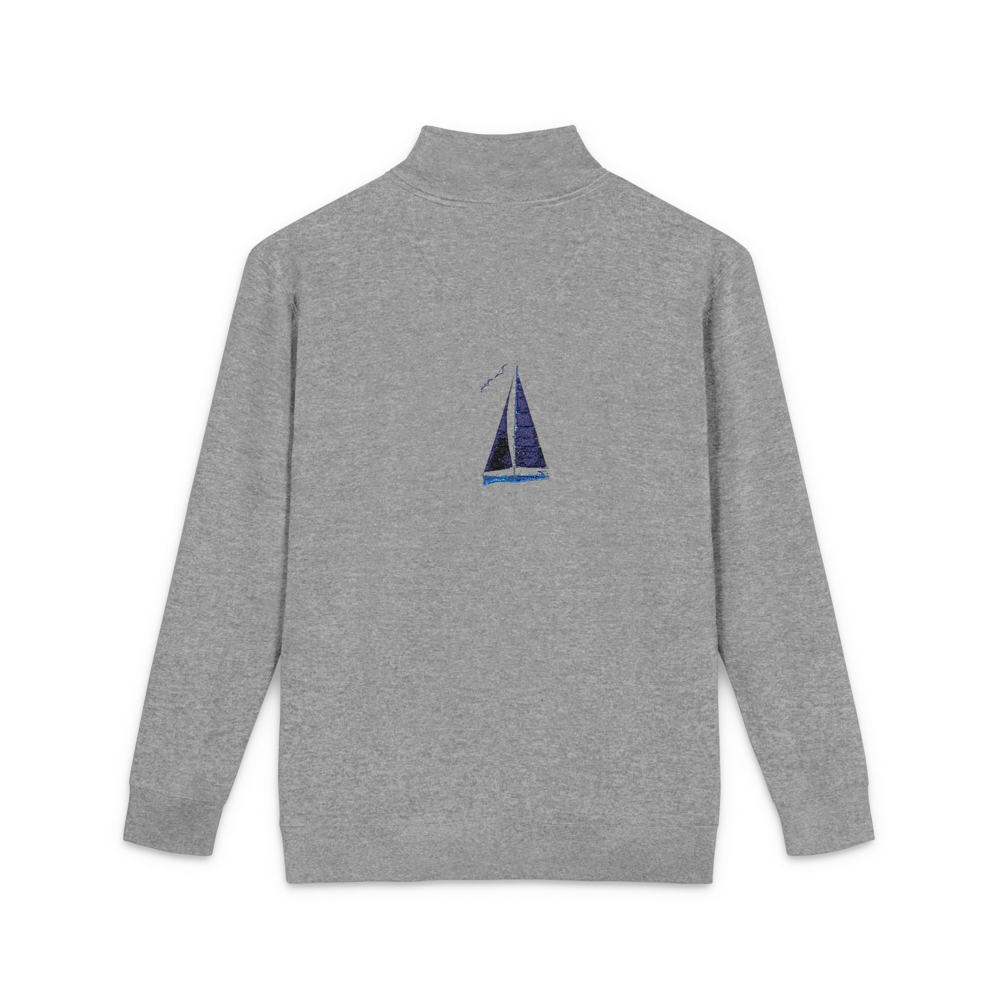 Sailing Yacht Unisex Fleece Pullover (Embroidery) Nautical apparel