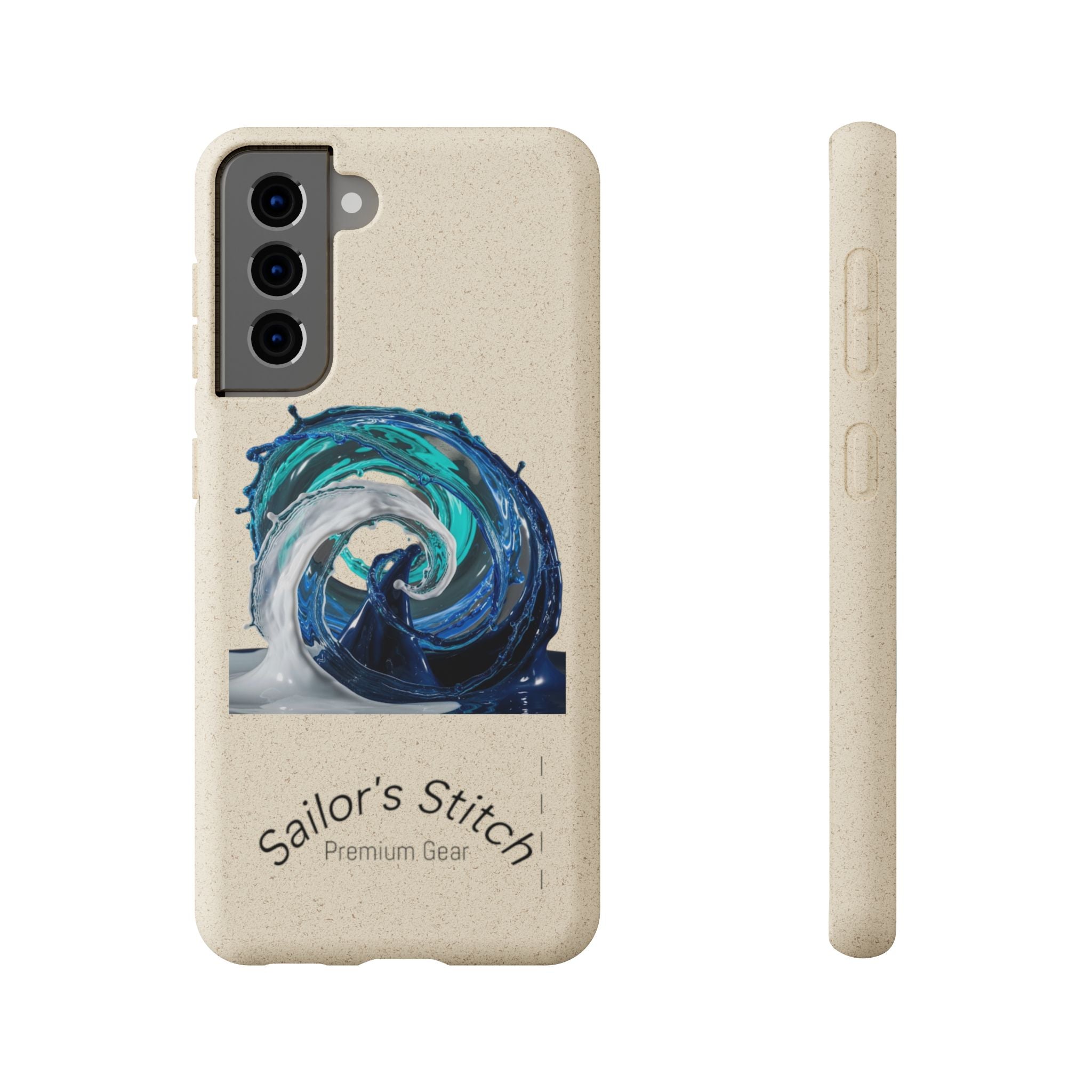 Eco-Friendly Sailboat iPhone or Samsung Phone Case | Biodegradable Case, Ocean Gift, Sustainable Accessories, Nature-Inspired Phone Cover