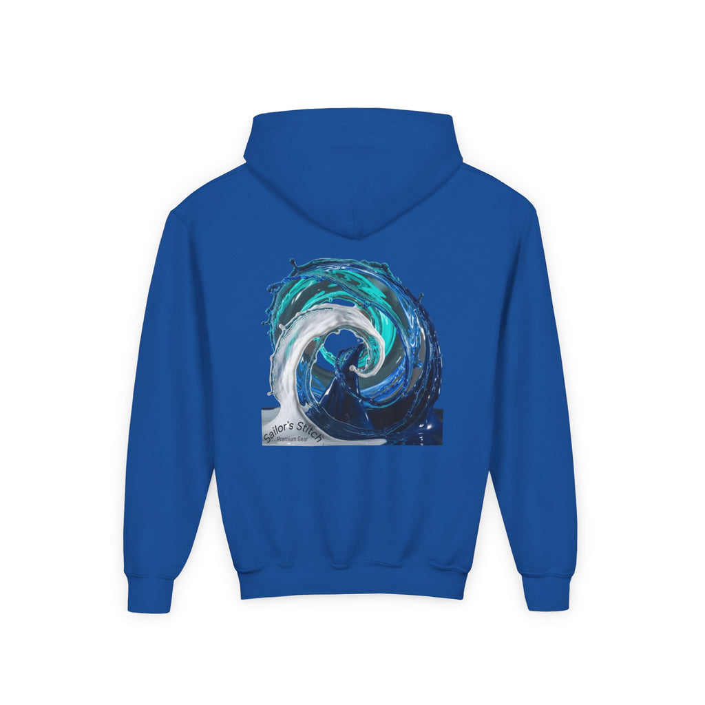 Sailing Wave Heavy Blend Hoodie - Nautical Sweatshirt for Ocean Lovers, Sailors, Sea Enthusiasts - Boat Adventure Jumper, Maritime Pullover, Nautical apparel