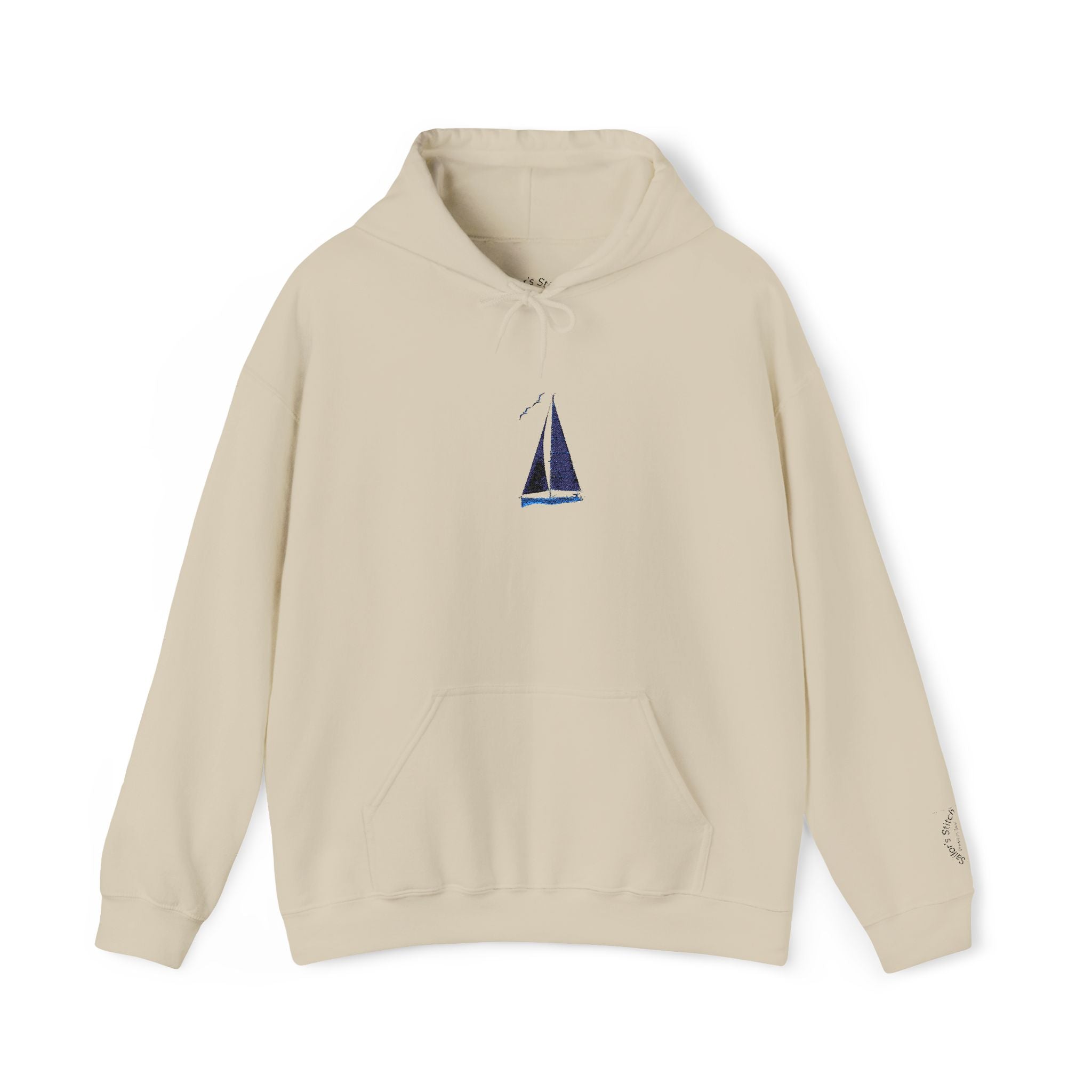 Sailors Hoodie, Nautical Crew Neck Sweatshirt, Custom Boat Name Jumper, Winter Sailing Apparel, Personalized Yacht Clothing, Sailboat Gift, Nautical apparel
