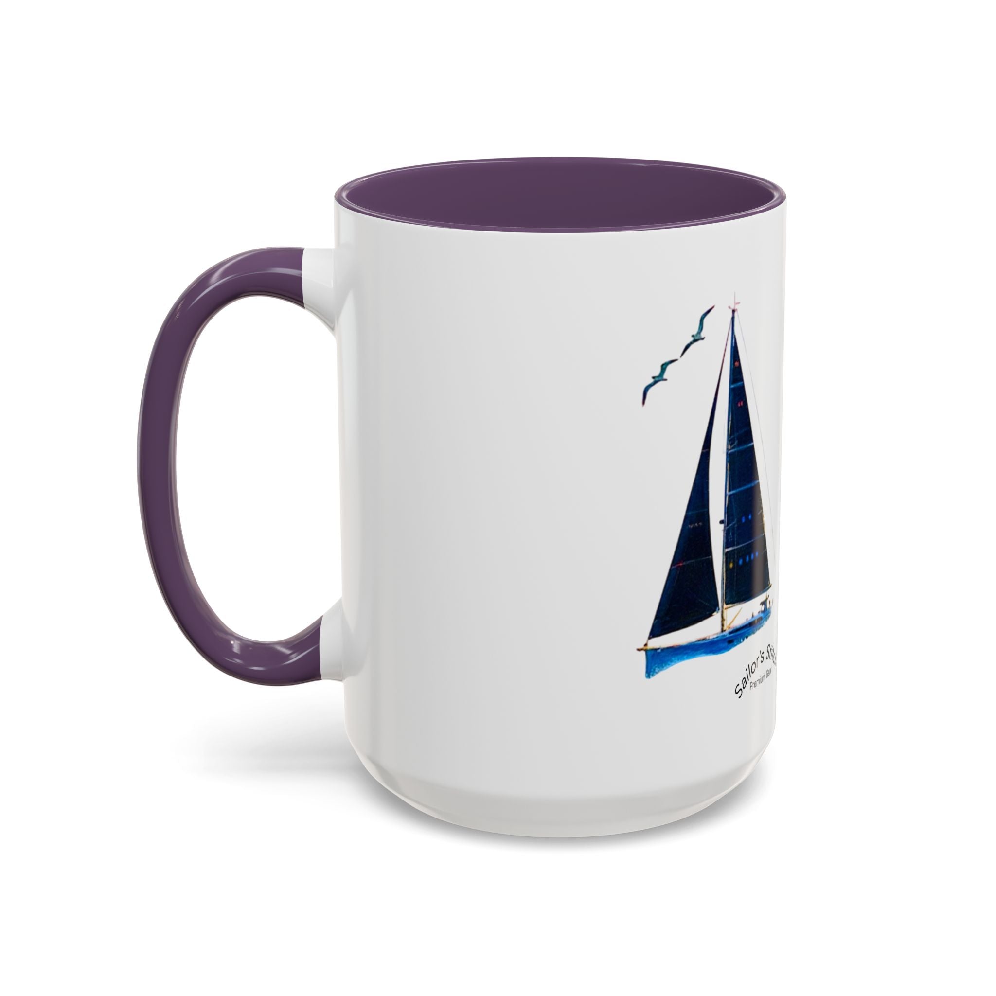 Sailing Yacht Mug, Nautical Coffee Cup, Ocean Lover Gift, Sailboat Tea Mug, Maritime Kitchen Decor, Sailor Mugs, Beach Theme Cup, Galley accessories