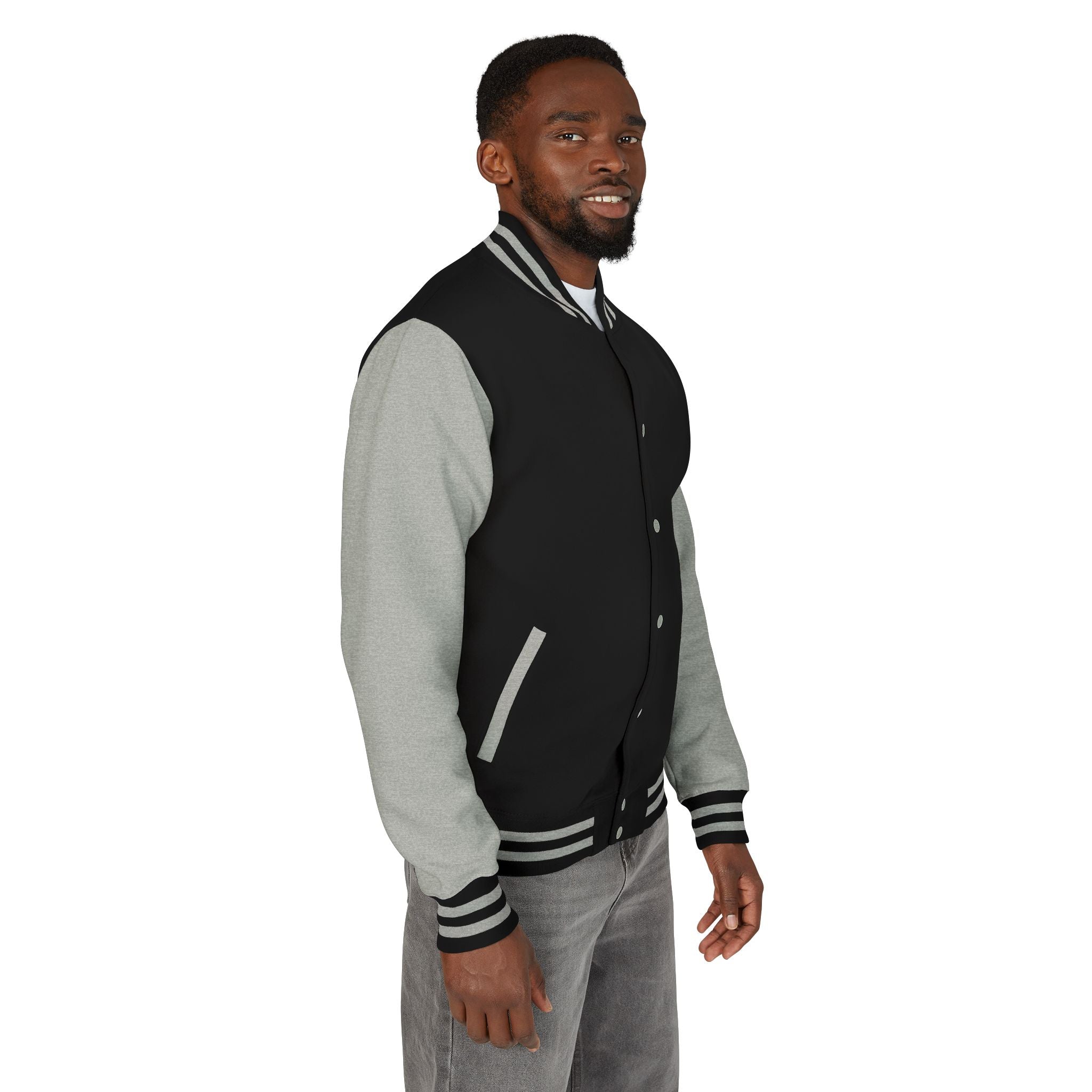 Jacket. Yacht Anchor Pop Art Sailors Stitch Outerwear, Unisex Heavyweight Letterman Jacket Retro, Nautical apparel, Sports Events, Casual Outings, and Gift Giving