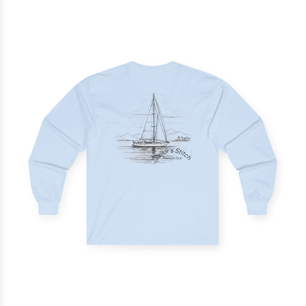 Yacht Sailing Sweatshirt - Personalisable Crew Neck Pullover, Nautical Gift, Ocean Lover Jumper, Customizable Boat Apparel, Sailor Layer, Nautical Gift