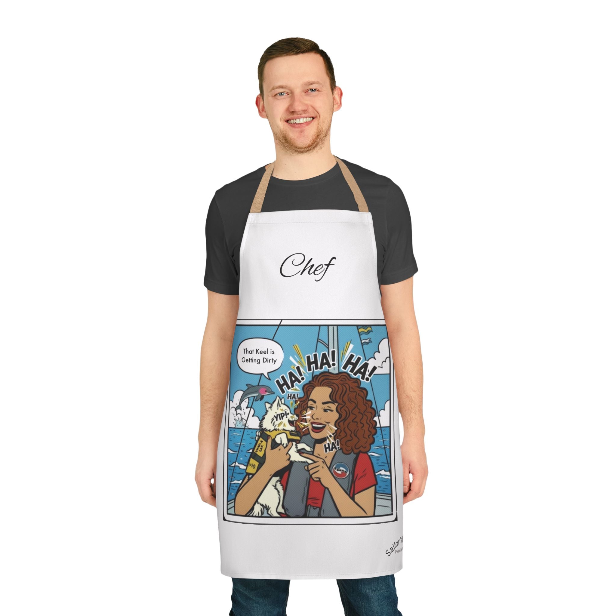 Yacht Galley Chefs Apron, Sailing Galley Custom Name Option, Kitchen Apron, Cooking Apron, Personalized Apron, Gift for Chef, Customized Apron, Boat galley accessories