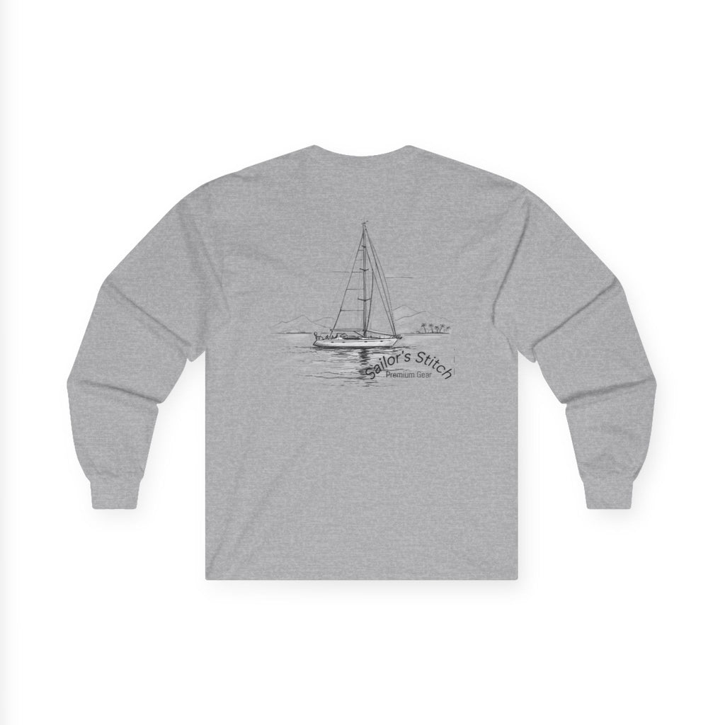 Yacht Sailing Sweatshirt - Personalisable Crew Neck Pullover, Nautical Gift, Ocean Lover Jumper, Customizable Boat Apparel, Sailor Layer, Nautical Gift