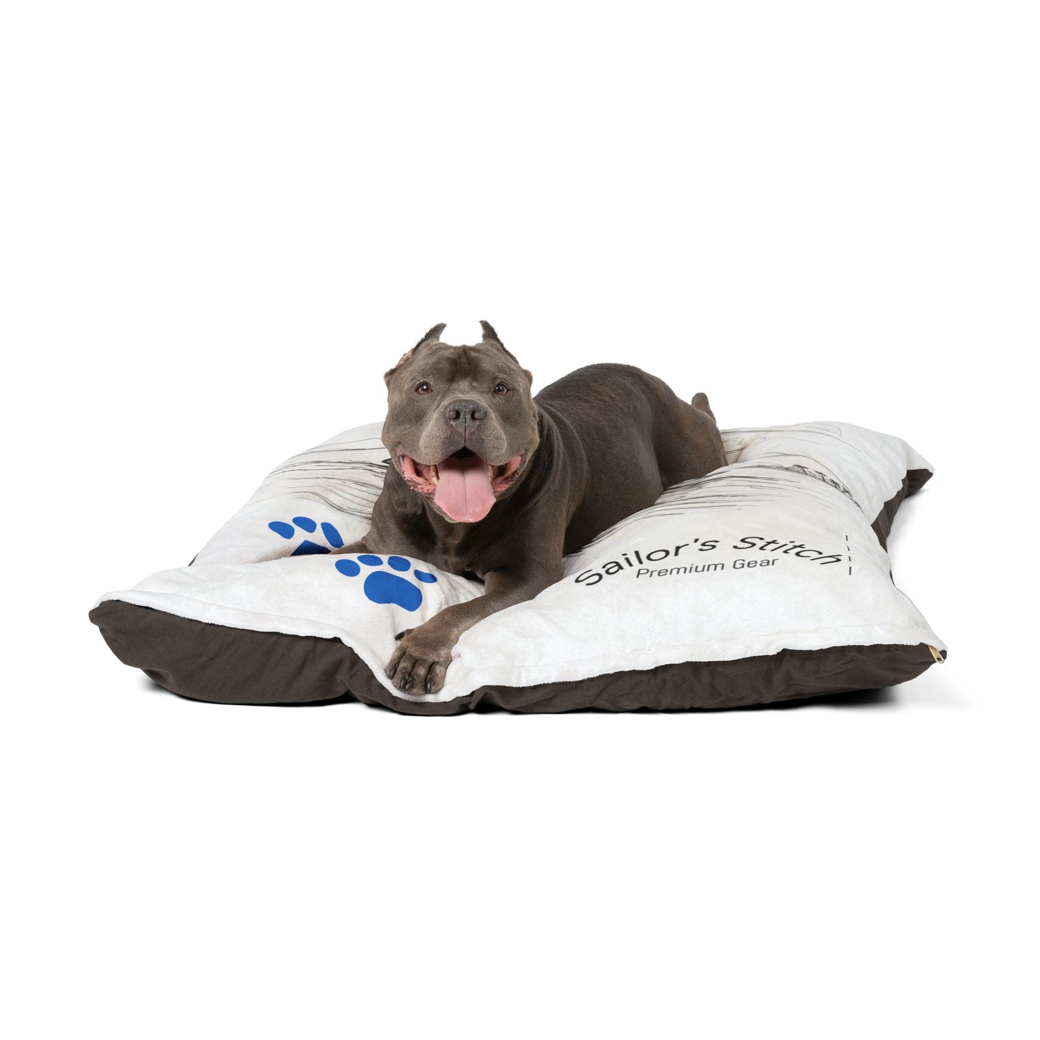 Sailing Pet Bed Nautical Dog Cat Pillow, Customisable option, Pet Furniture for Home, Marine Lovers, Gift for Animal Lovers, Pet Accessories