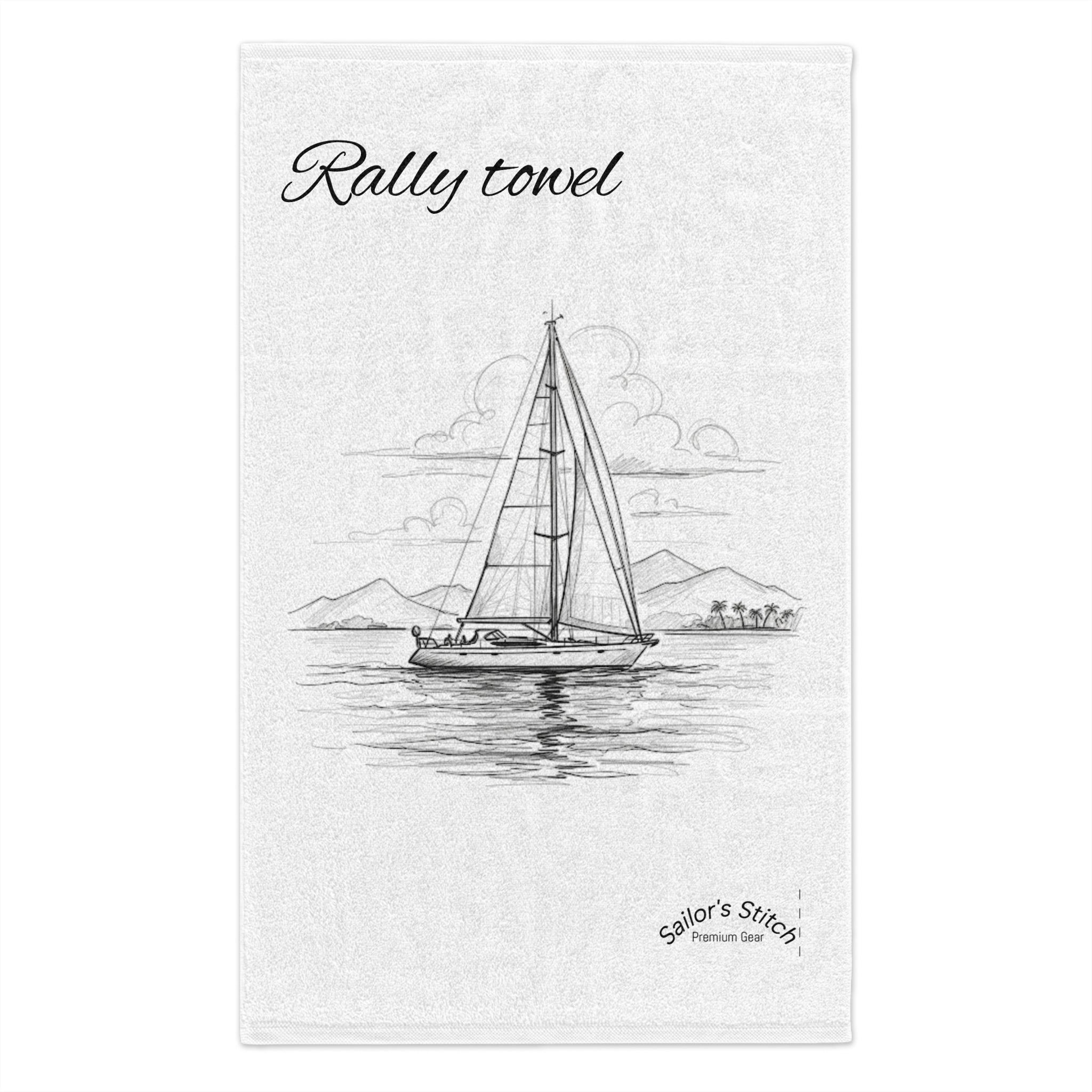 Sailors Rally Towel - Beach Decor, Outdoor Events, Gifts for Sailors, Summer Fun, Nautical Accessories