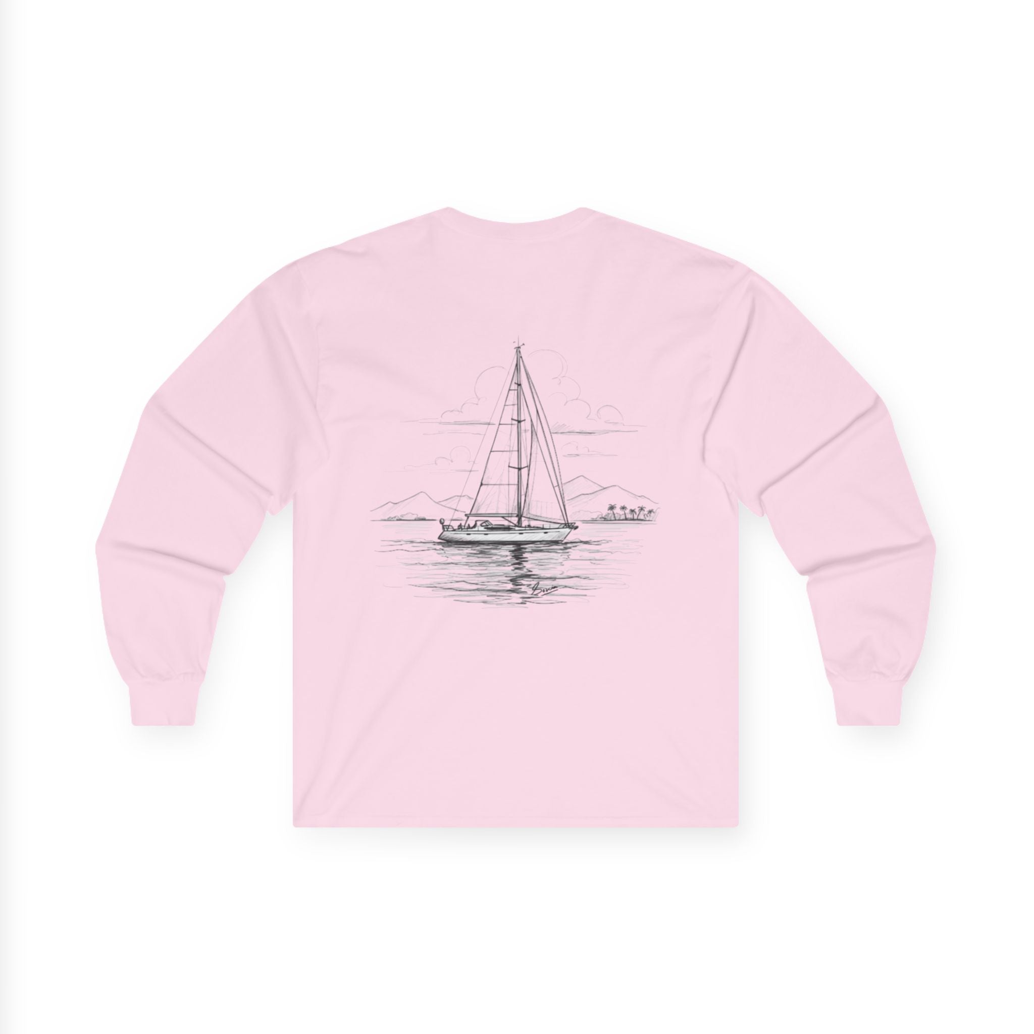 Vintage Feel Eco Sailing Sweatshirt, Yacht Design Vintage Feel Unisex Tee, Boat wear,  Sailing apparel,  Name customisation option, Ocean Lover Long Sleeve Shirt, Boat Captain Clothing, Sailboat Jumper, Maritime Top