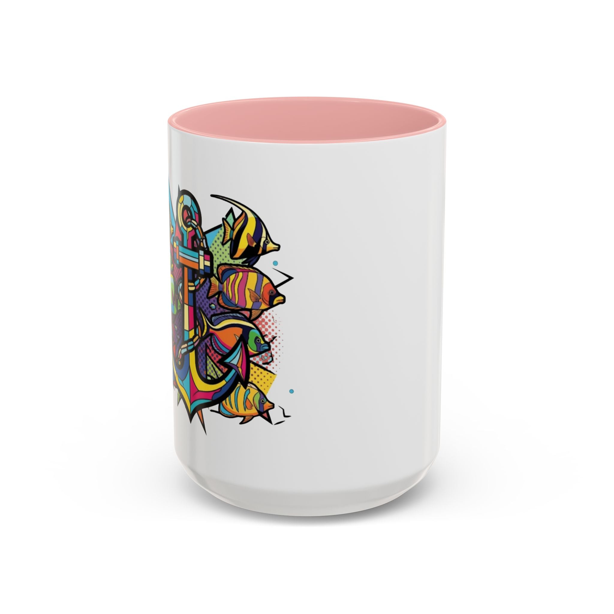 Pop Art Anchor Sailing Mug, Nautical Coffee Cup, Ocean Lover Gift, Sailboat Tea Mug, Maritime Kitchen Decor, Sailor Mugs, Beach Theme Cup, Galley accessories