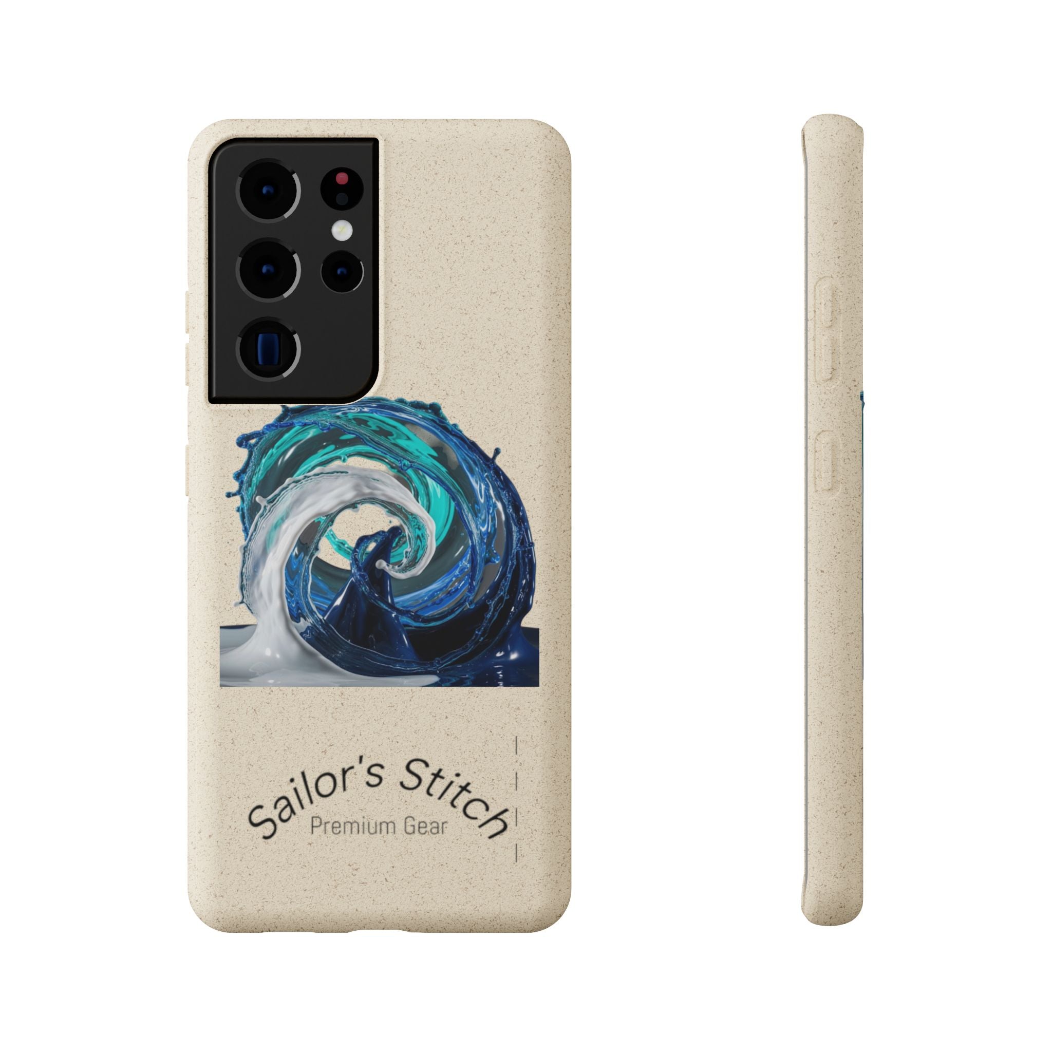 Eco-Friendly Sailboat iPhone or Samsung Phone Case | Biodegradable Case, Ocean Gift, Sustainable Accessories, Nature-Inspired Phone Cover