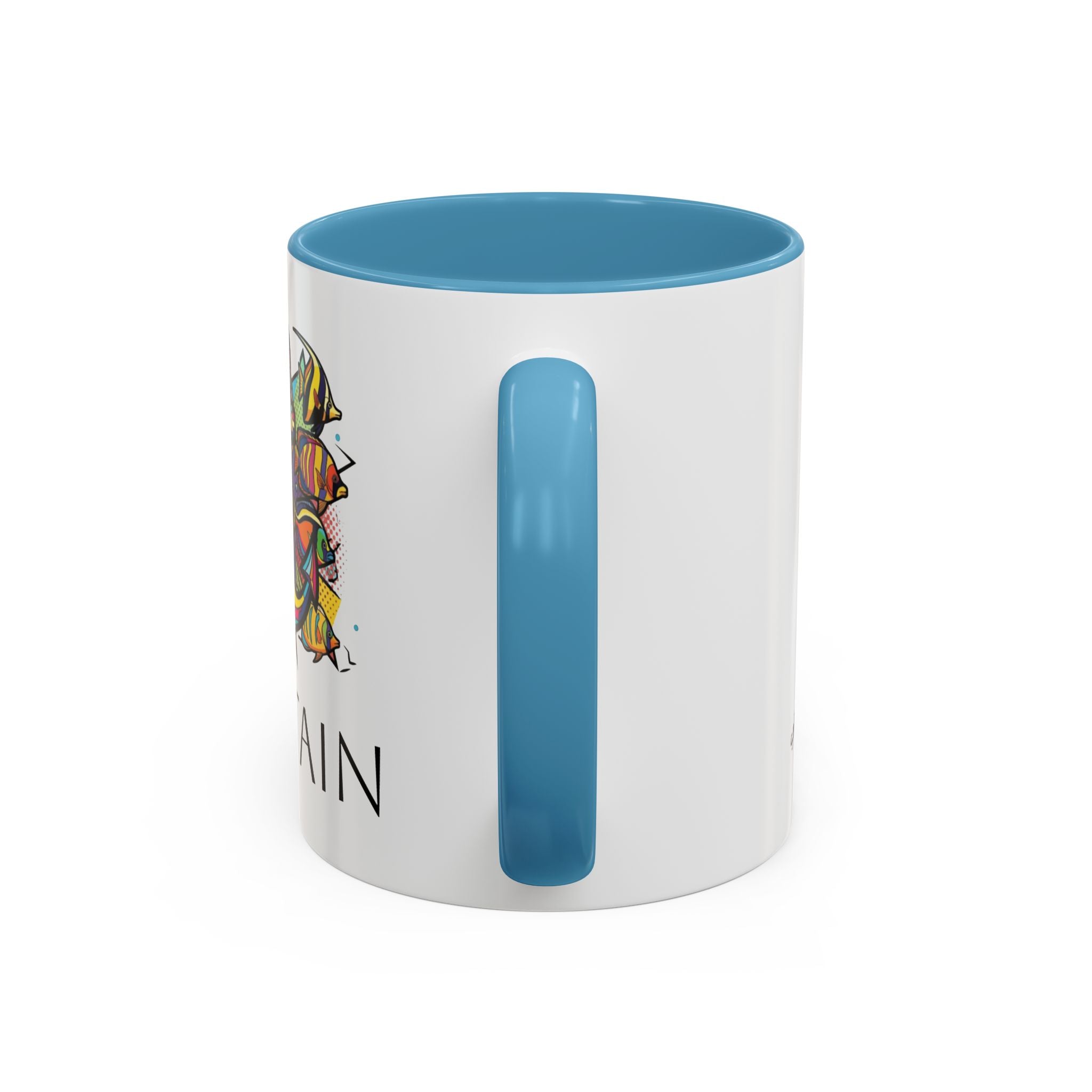 Sailors Pop Art Anchor Captain Mug, Nautical Coffee Cup, Sea Lover Gift, Ship Captain Tea Mug, Coastal Decor Galley Accessories