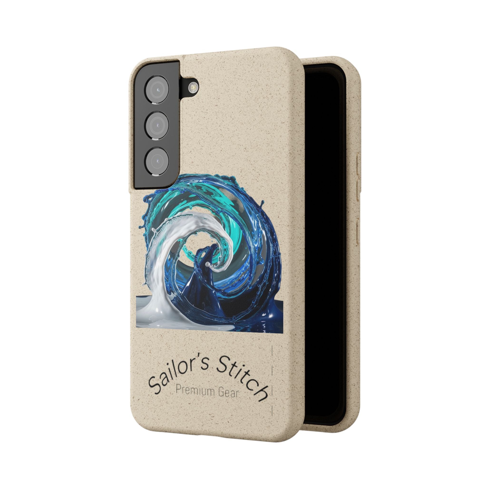 Eco-Friendly Sailboat iPhone or Samsung Phone Case | Biodegradable Case, Ocean Gift, Sustainable Accessories, Nature-Inspired Phone Cover