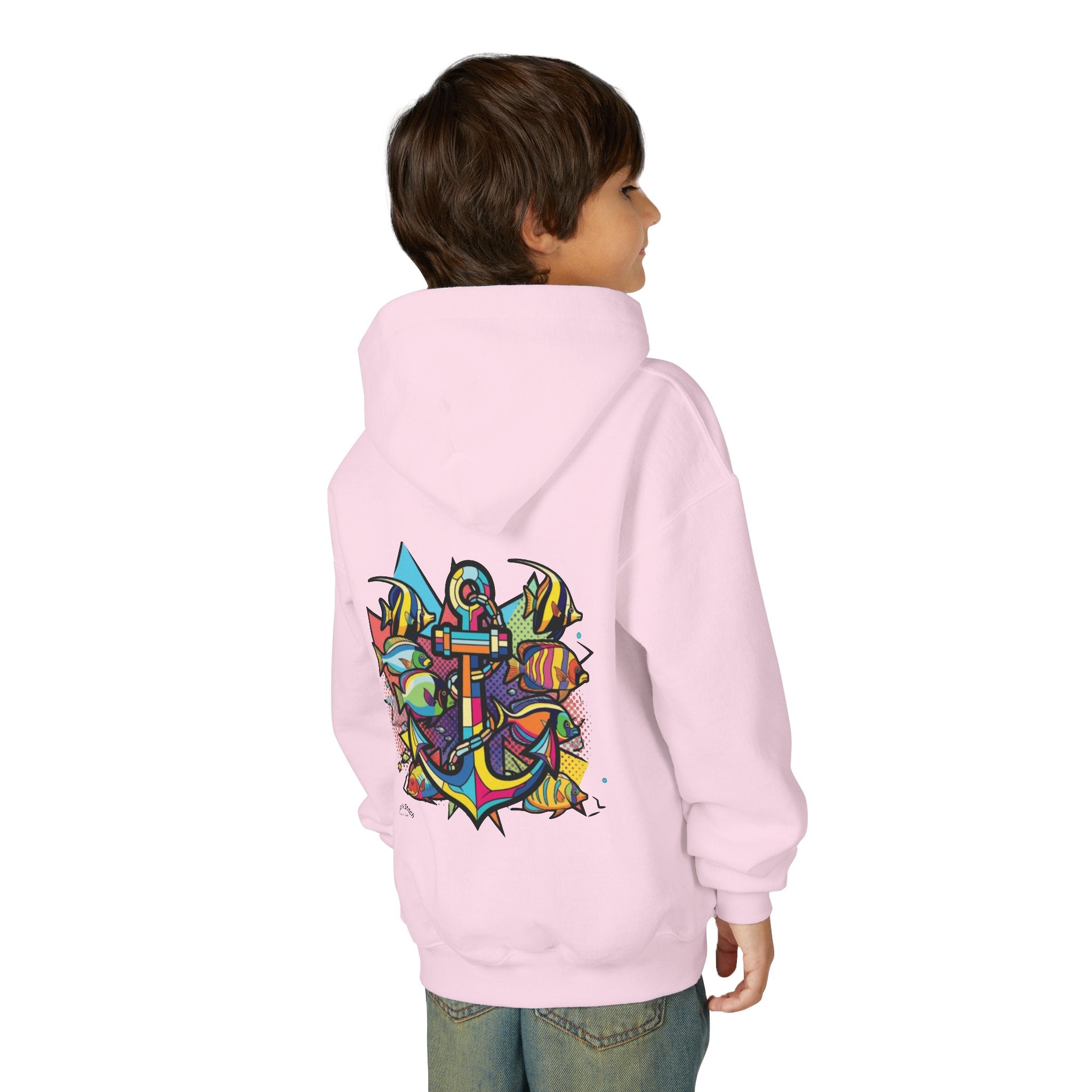 Copy of Youth Sailing Yacht, Double-sided print Sailing Heavy Blend Hoodie - Nautical Sweatshirt for Ocean Lovers, Sailors, Sea Enthusiasts - Boat Adventure Jumper, Maritime Pullover,