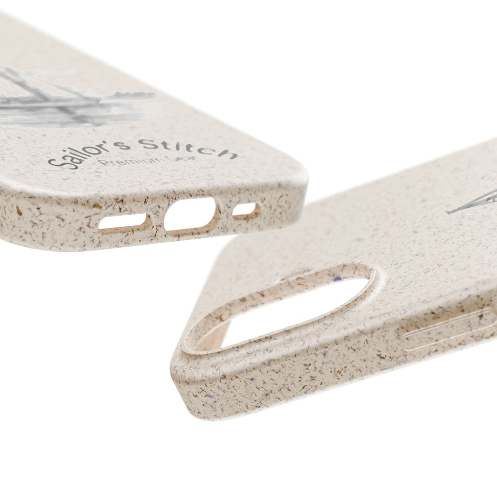 Eco-Friendly Sailboat Phone Case | Biodegradable Case, Ocean Lover Gift, Sustainable Accessories, Nature-Inspired Phone Cover