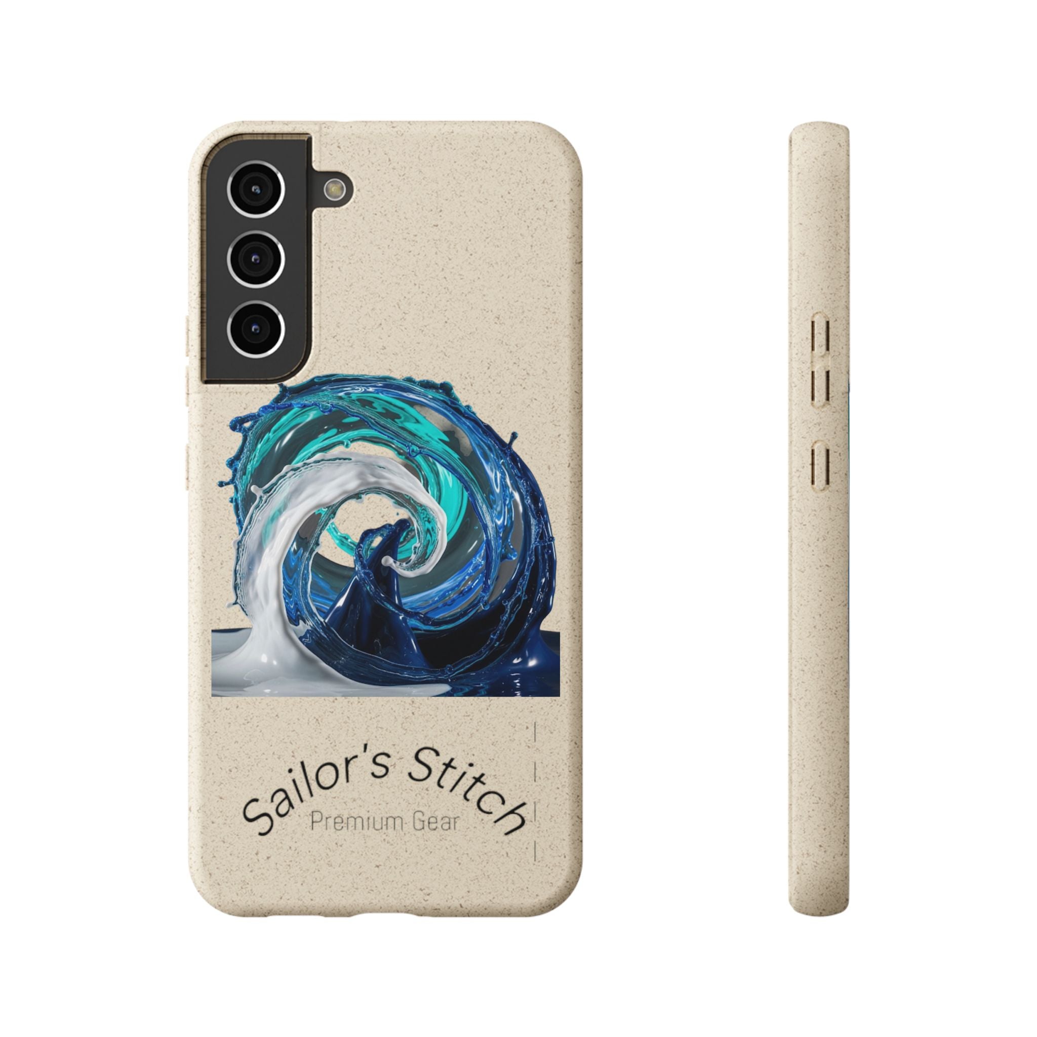 Eco-Friendly Sailboat iPhone or Samsung Phone Case | Biodegradable Case, Ocean Gift, Sustainable Accessories, Nature-Inspired Phone Cover
