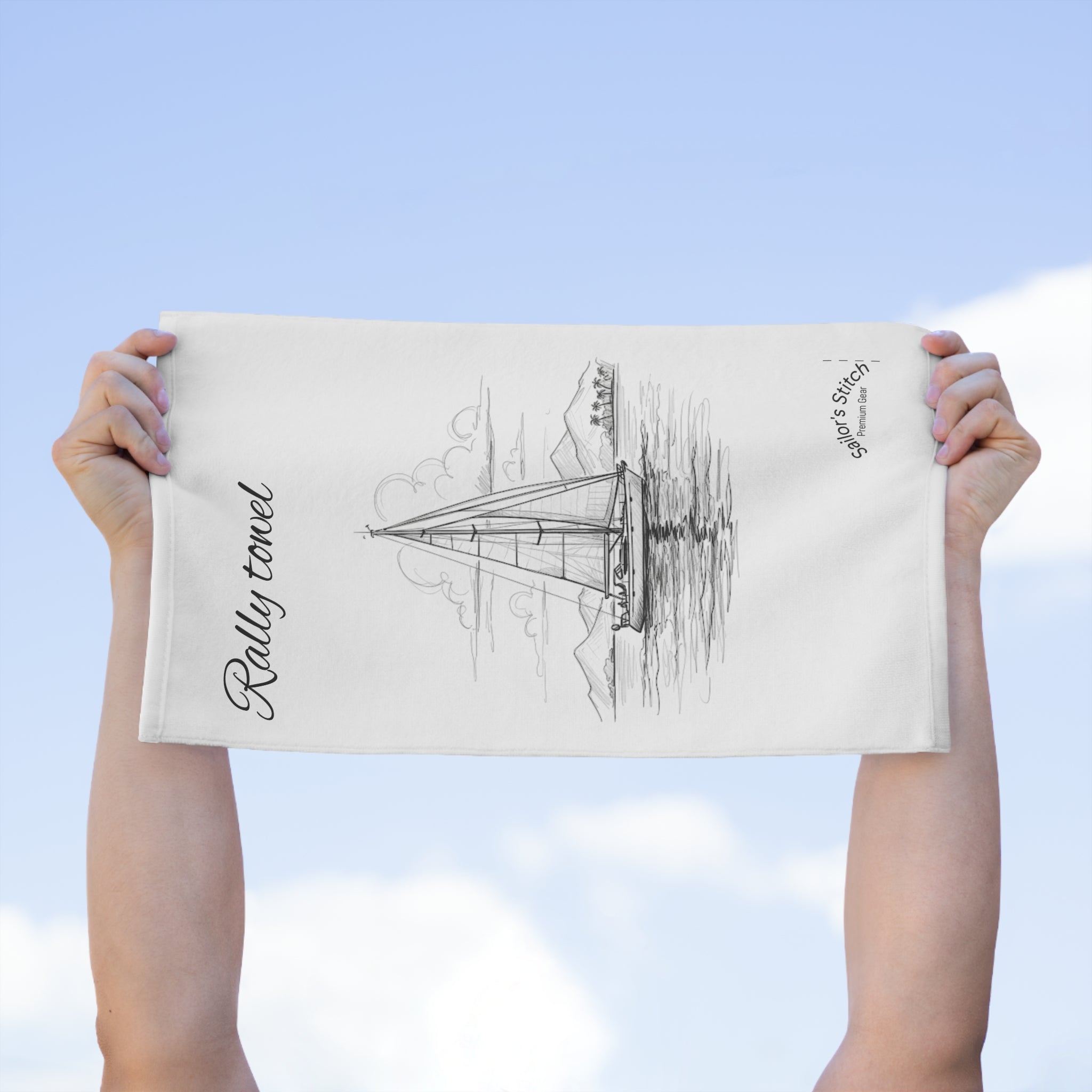 Sailors Rally Towel - Beach Decor, Outdoor Events, Gifts for Sailors, Summer Fun, Nautical Accessories