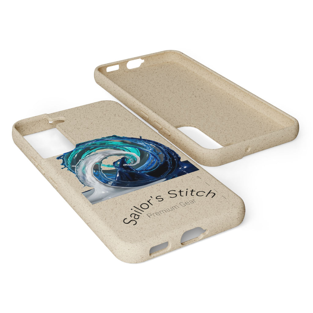 Eco-Friendly Sailboat iPhone or Samsung Phone Case | Biodegradable Case, Ocean Gift, Sustainable Accessories, Nature-Inspired Phone Cover
