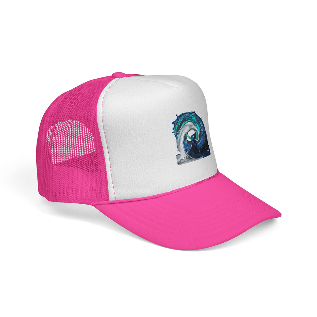 Wave Sun Shade Caps, Nautical Baseball Hat, Beach Cap, Custom name option, Sea Adventure Headwear, Ocean Lover Gift, Nautical accessories