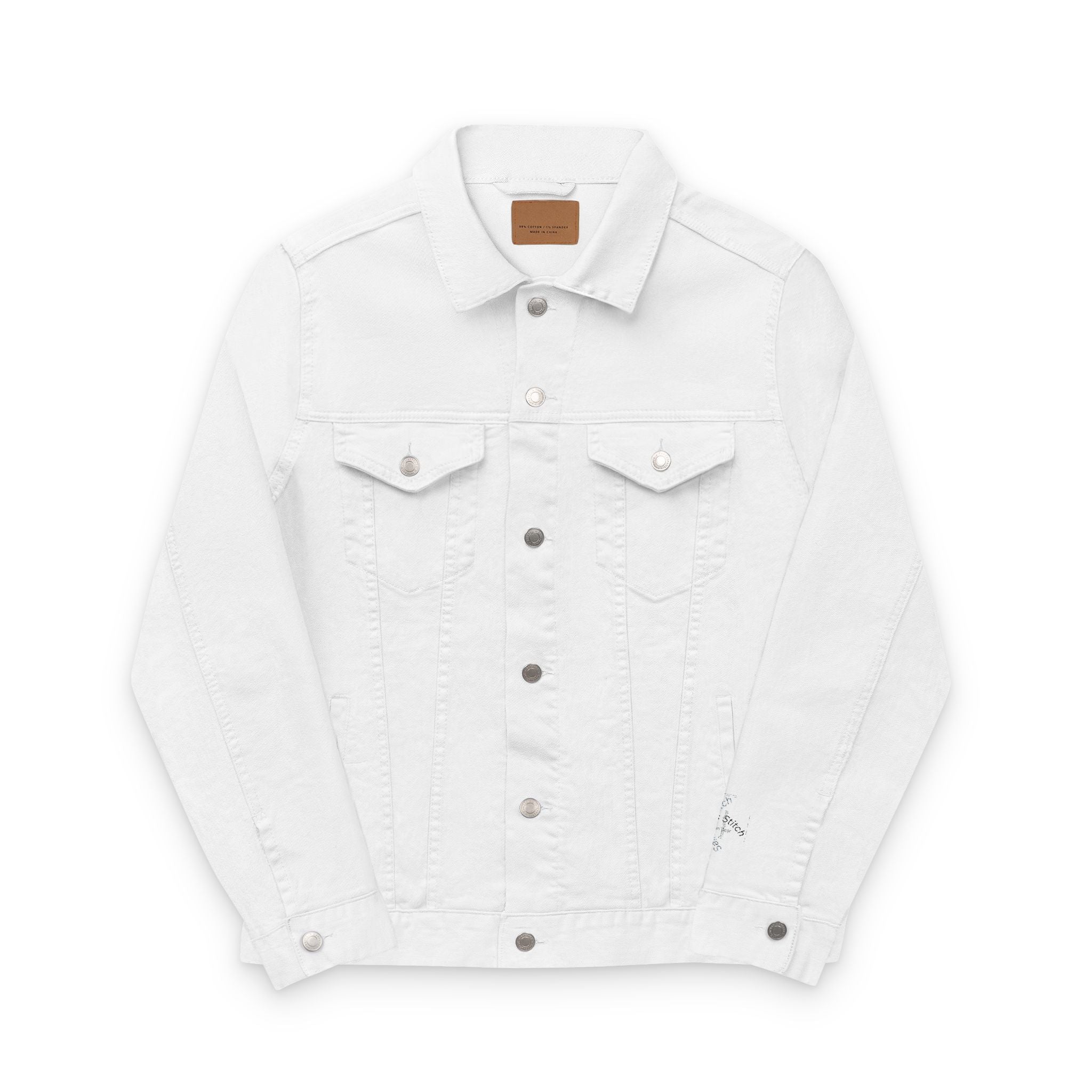 Sailors Yacht Unisex Embroidered Denim Jacket, Casual Outerwear, Summer Layering, Perfect for Festivals, Unique Gift Idea, Nautical apparel