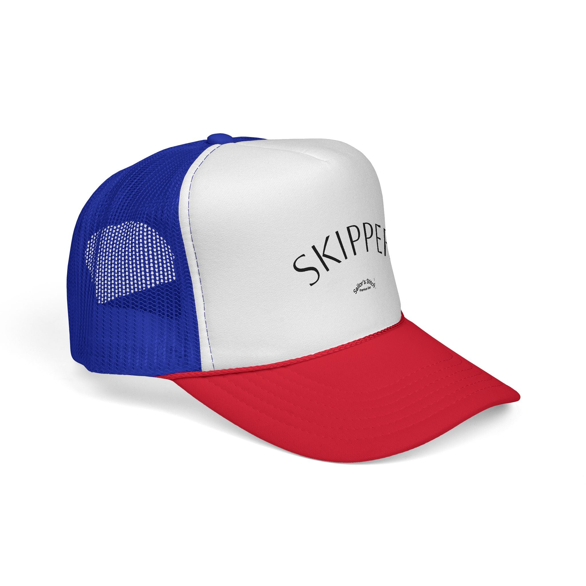 ‘Skipper’ Sailing Cap, Customisable name option, Nautical Hat, Captain Baseball Cap, Ocean Lover Gift, Boat Cap, Beachwear Accessory, Sailboat Hat
