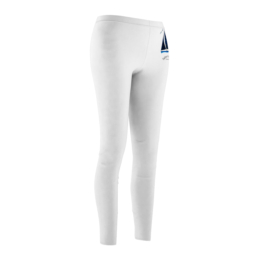 Ocean Wave Casual Leggings, Women's Leggings, Comfortable Athleisure, Trendy Workout Gear, Stylish Casual Pants, sailing apparel