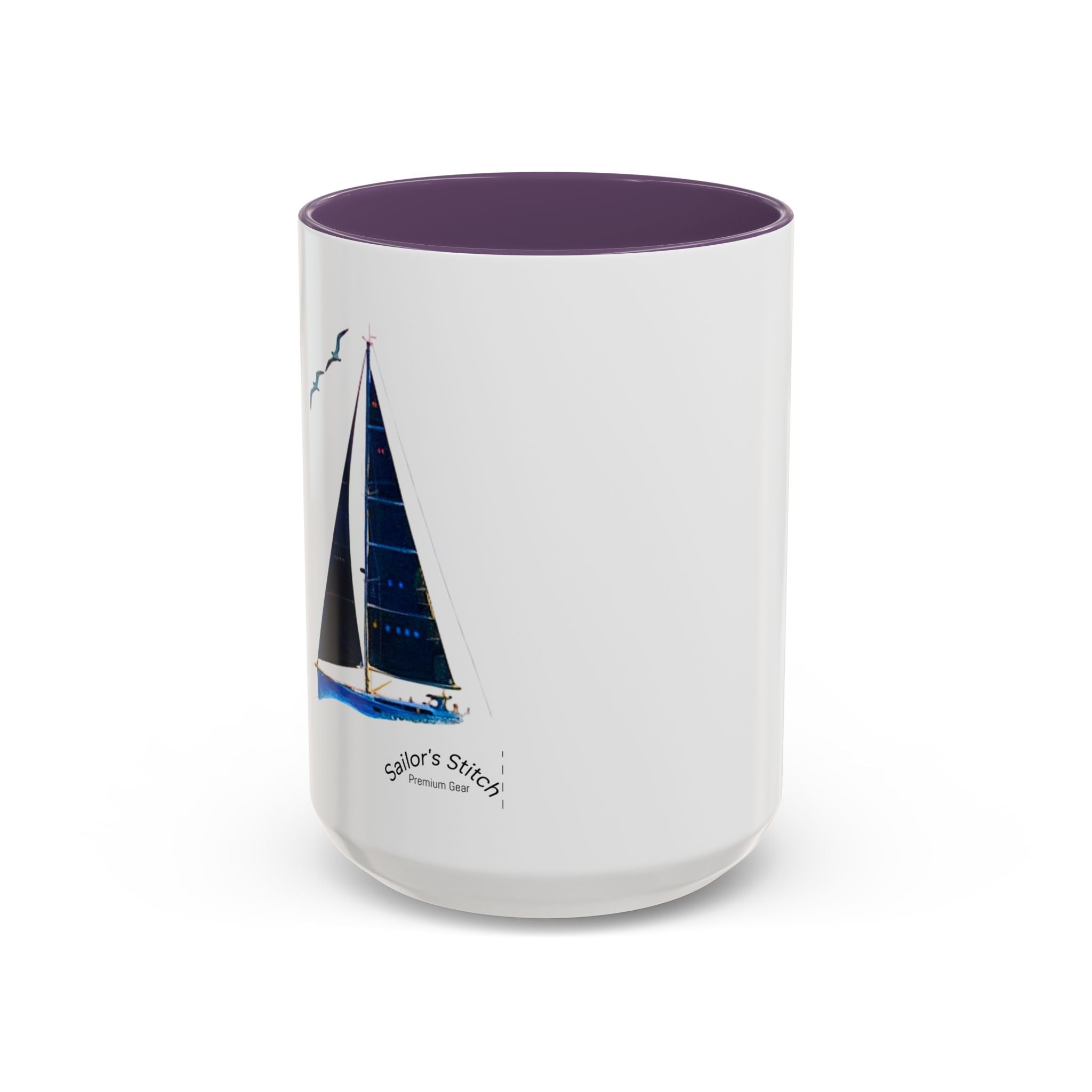 Sailing Yacht Mug, Nautical Coffee Cup, Ocean Lover Gift, Sailboat Tea Mug, Maritime Kitchen Decor, Sailor Mugs, Beach Theme Cup, Galley accessories