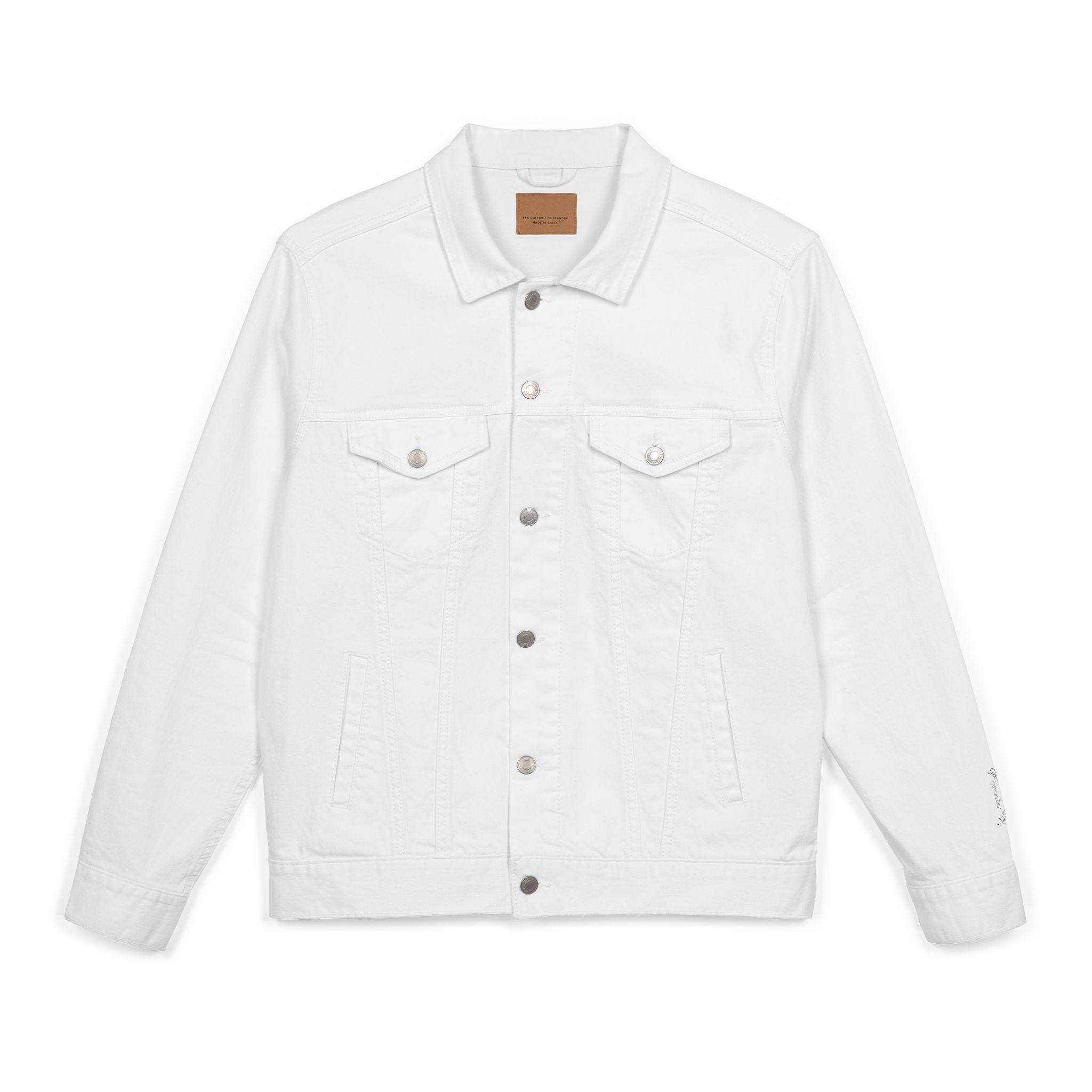 Unisex Embroidered Denim Pop Art Sailor  Jacket, Casual Outerwear, Summer Layering, Perfect for Festivals, Unique Gift Idea, Nautical apparel