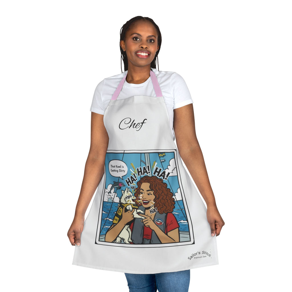 Yacht Galley Chefs Apron, Sailing Galley Custom Name Option, Kitchen Apron, Cooking Apron, Personalized Apron, Gift for Chef, Customized Apron, Boat galley accessories