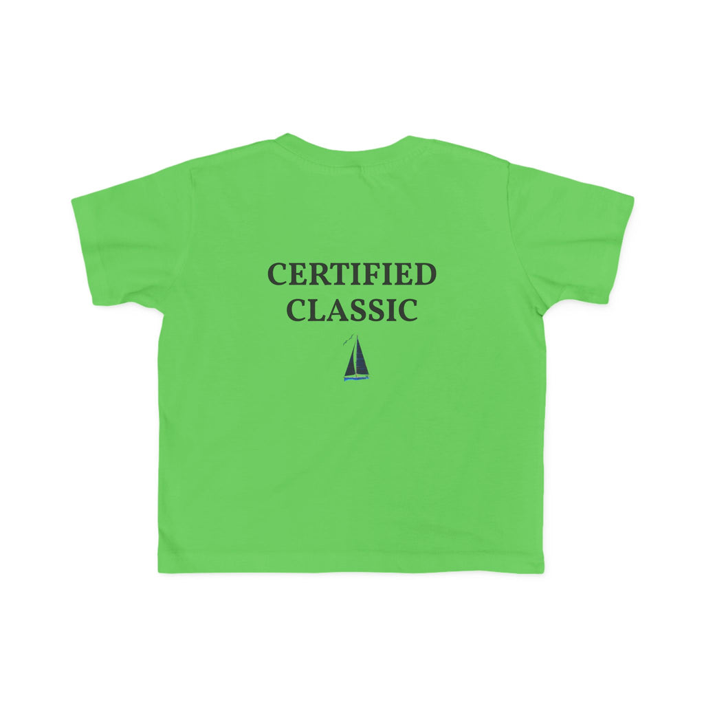 Toddler Tee ‘Certified Classic’ Pop Art Anchor Themed Toddler Tee | Perfect for Nautical Adventures, Beach Days, Summer Outfits, Birthday Gifts, Family Vacations