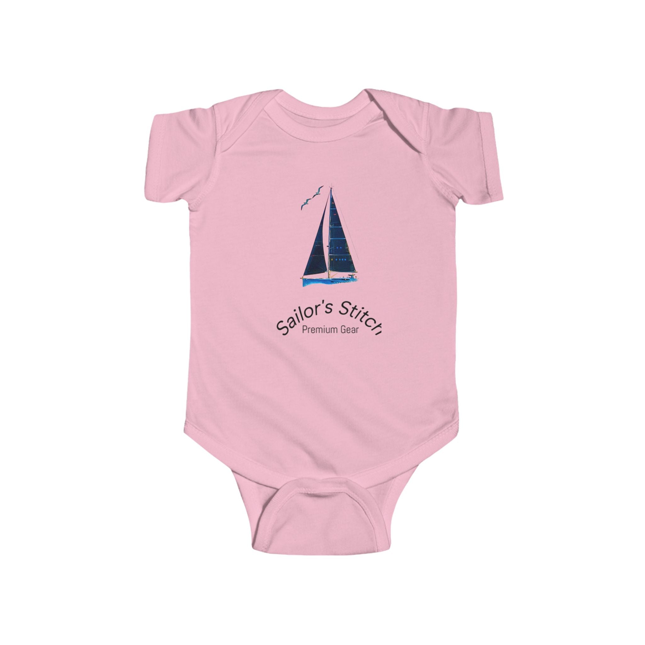 Yacht Baby Suit Infant Bodysuit - Nautical Baby Outfit, Sailor Baby Costume, Baby Shower Gift, Newborn Romper, Baby Boy Sailor Clothing