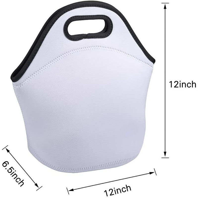 Neoprene Boat Bag, White Waterproof Lunch Bag