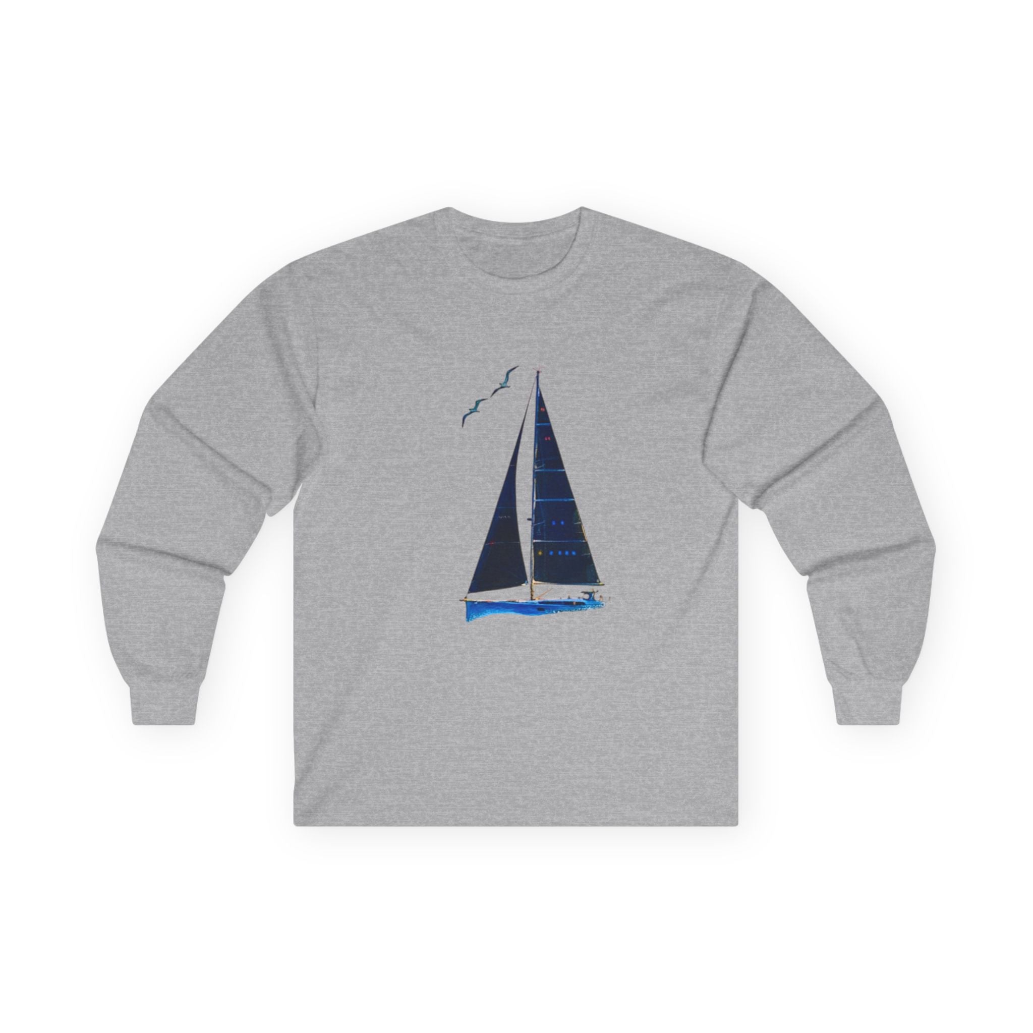 Yacht Sailing Sweatshirt - Personalisable Crew Neck Pullover, Nautical Gift, Ocean Lover Jumper, Customizable Boat Apparel, Sailor Layer, Nautical Gift