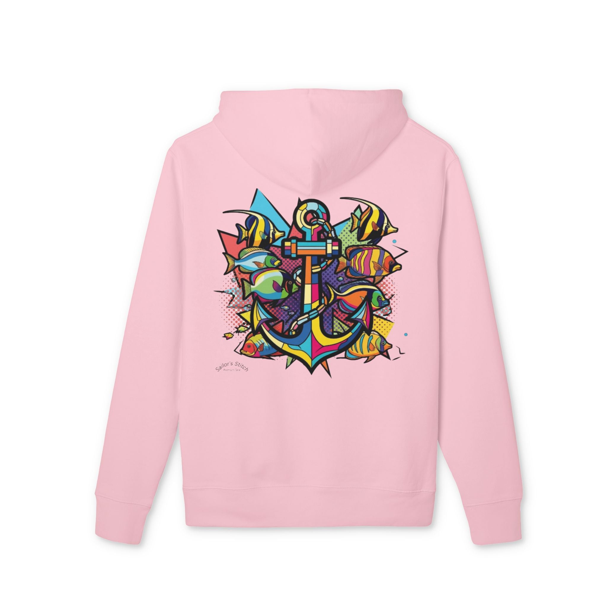 Pop Art Anchor Sailing Adventure Hoodie - Unisex, Nautical Gift, Ocean Lover Apparel, Custom Name Option, Perfect for Sailing, Nautical apparel