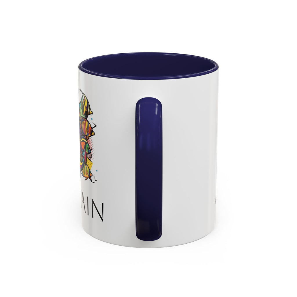 Sailors Pop Art Anchor Captain Mug, Nautical Coffee Cup, Sea Lover Gift, Ship Captain Tea Mug, Coastal Decor Galley Accessories