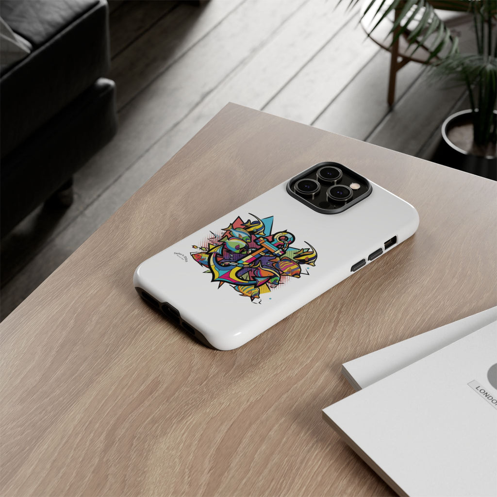 Pop Art Anchor Sailors Stitch Tough Phone Case - customisable crew name