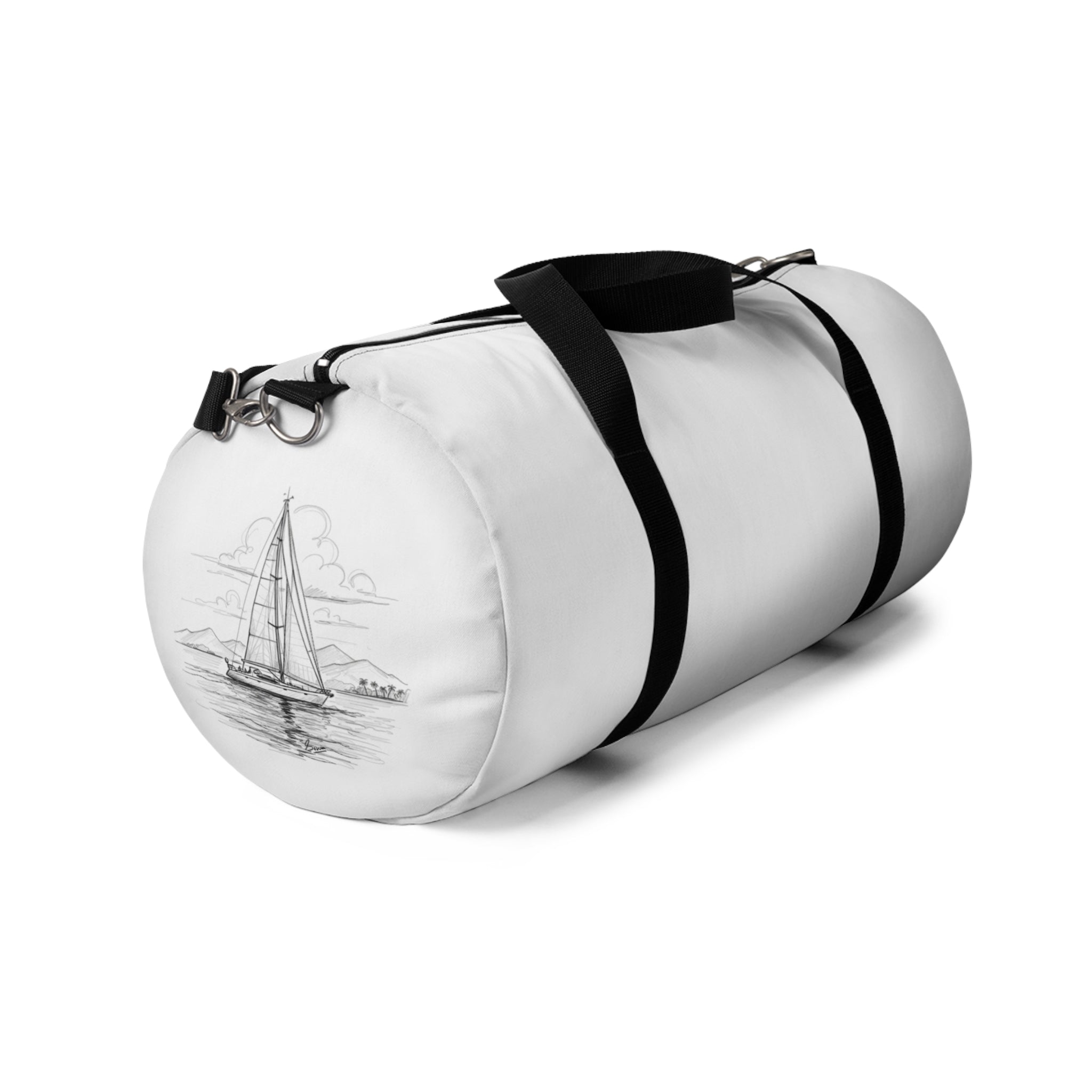 Boat Safe Duffel bag White Yacht Safe  Duffel Bag - Nautical Travel Carry Custom Name option, Gym Weekend Accessories, Overnight Luggage, Sports Gear Holdall, Vacation Duffle,