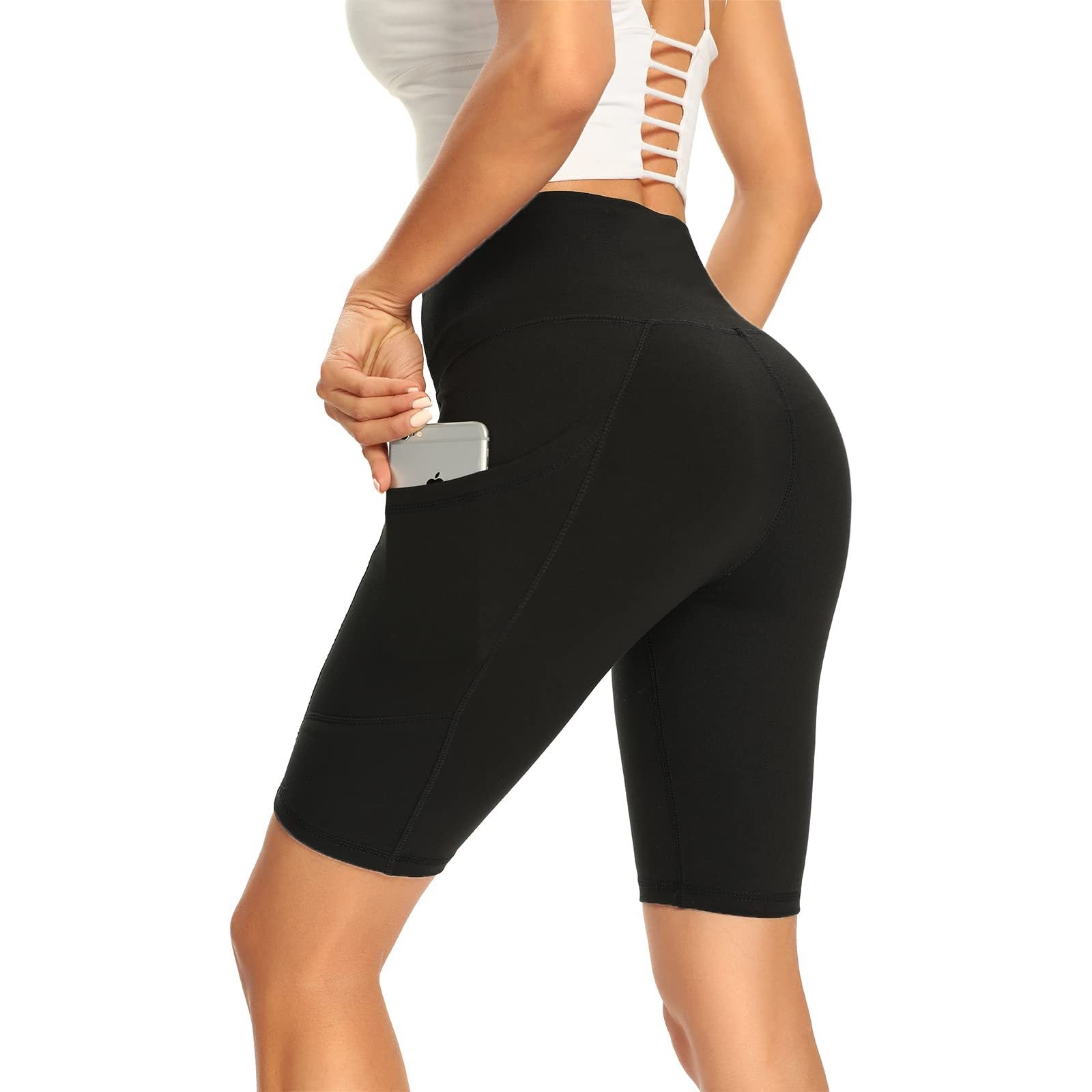 Spandex ( triple pack )Sailing Under Layer Shorts For Women High Waist Layer With Pockets -  Extra Layer Sailing Spandex Shorts