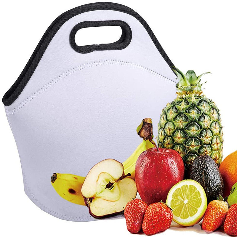 Neoprene Boat Bag, White Waterproof Lunch Bag