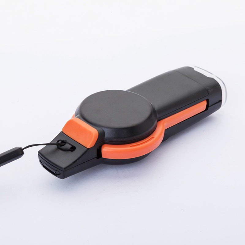 Compass & Reflector With LED Light, Thermometer, Survival Lifesaving Whistle, Magnifier and Lanyard / Nautical Accessories