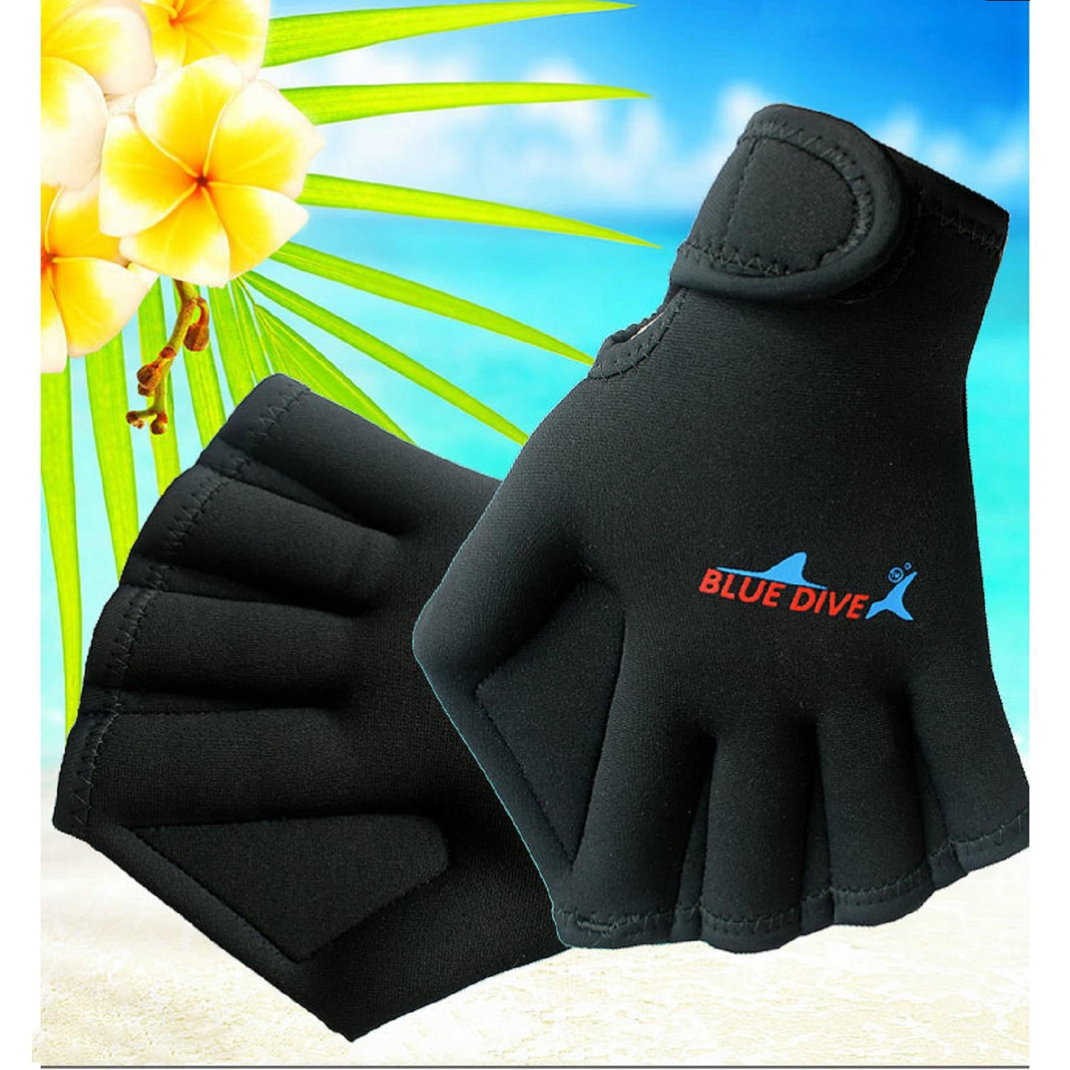 Neoprene Swimming Faster Paddling Webbed Gloves