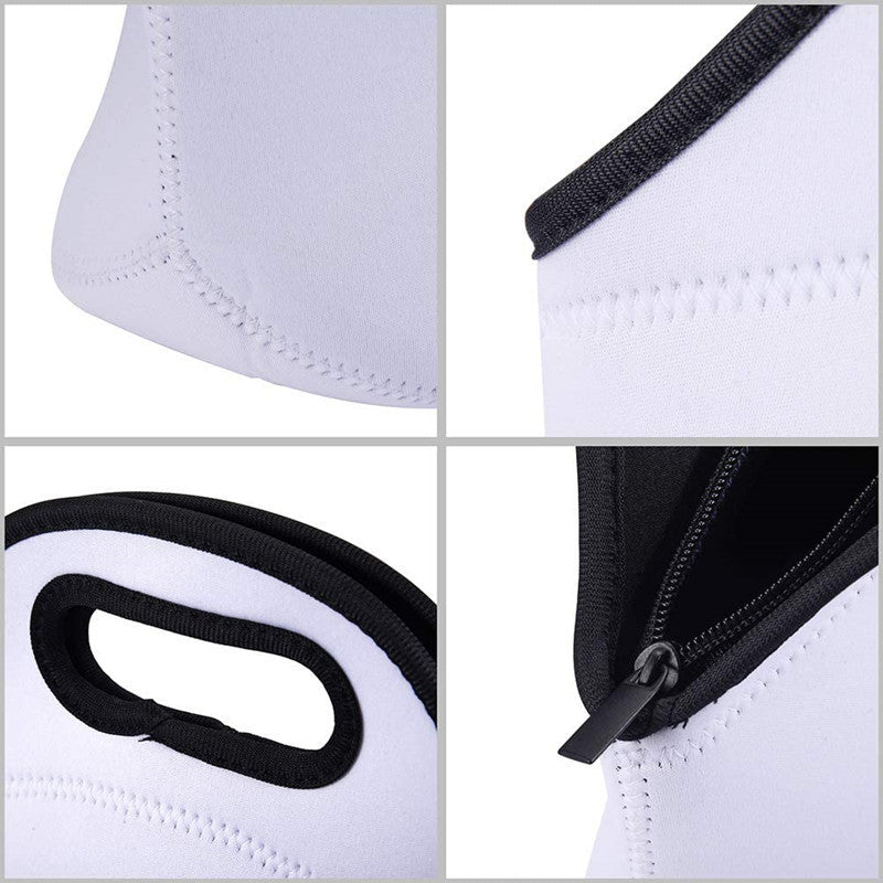 Neoprene Boat Bag, White Waterproof Lunch Bag